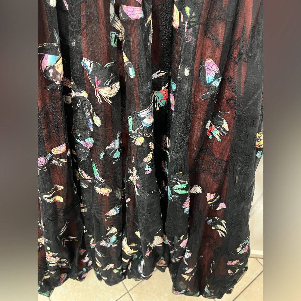 Anthropologie Geisha designs beautiful butterfly dress Like new - Picture 8 of 8